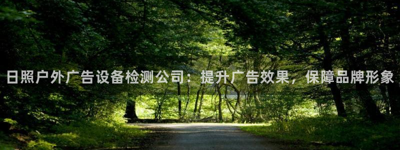 杏宇平台怎么样赚钱：日照户外广告设备检测公司：提升广告效果，保障品牌形象