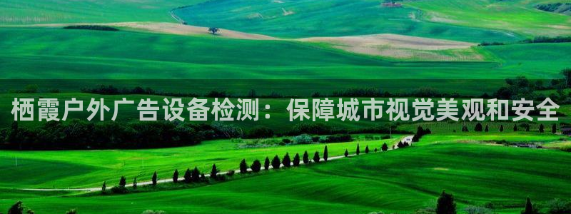 杏宇代理注册：栖霞户外广告设备检测：保障城市视觉美观和安全