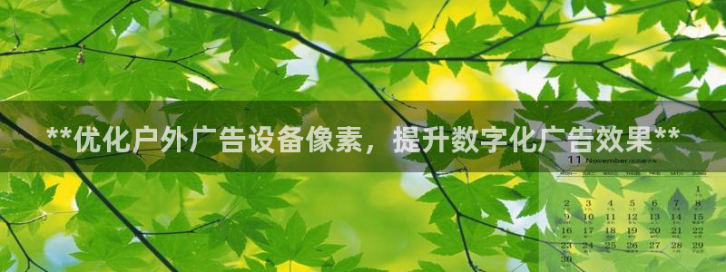 杏宇平台怎么样知乎：**优化户外广告设备像素，提升数字化广告效果**