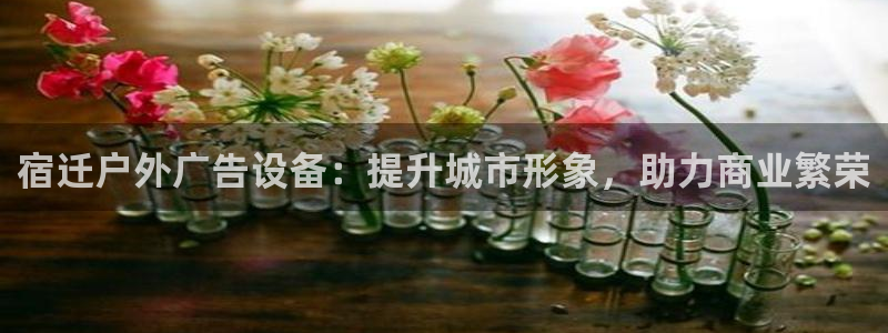 杏宇平台客服：宿迁户外广告设备：提升城市形象，助力商业繁荣