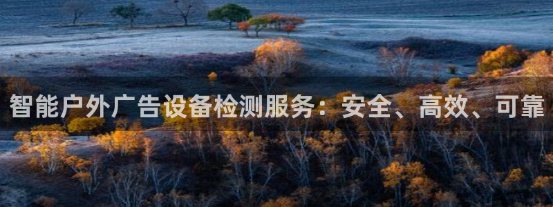 杏宇平台开户：智能户外广告设备检测服务：