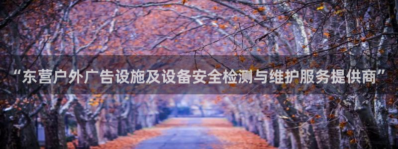杏宇平台代理多少钱：“东营户外广告设施及设备安全检测与维护服务提供商”