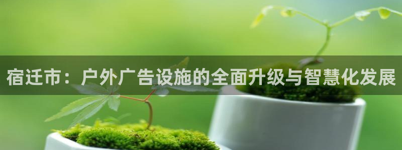 杏宇平台登录步骤：宿迁市：户外广告设施的全面升级与智慧化发展