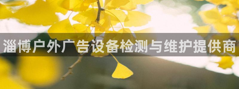 杏宇平台代理多少钱一个：淄博户外广告设备