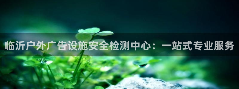 杏宇平台登陆：临沂户外广告设施安全检测中心：一站式专业服务