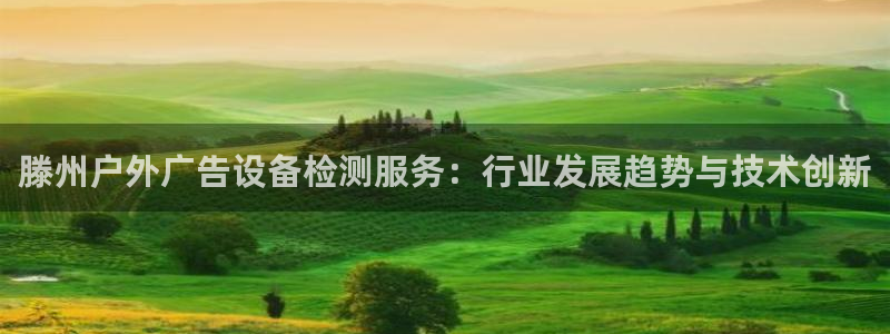 杏宇官方平台官网：滕州户外广告设备检测服务：行业发展趋势与技术创新